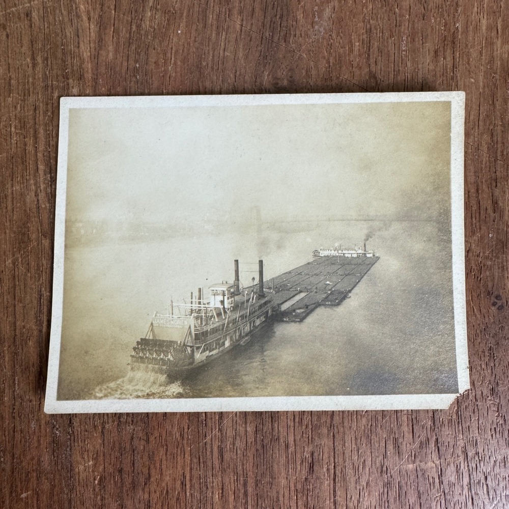 James Moren of Pittsburg Riverboat Tub Boat River Barges Southern Illinois Photo